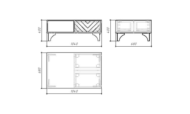 Журнальный стол Ролекс