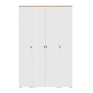 Шкаф распашной Квели - 4 Белый
