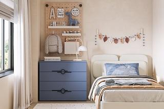 Комод Белиз - 4 Альби Полуночно-Синий