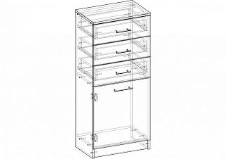 Комод Престиж - 2 МДФ