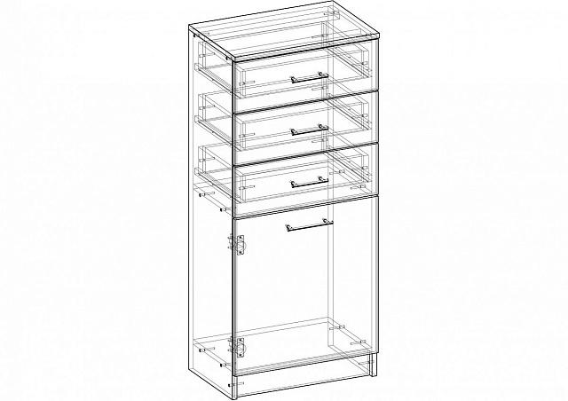 Комод Престиж - 2 МДФ