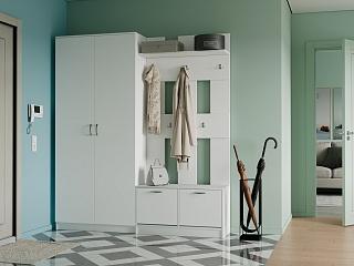 Прихожая Ольга - 6 Белый