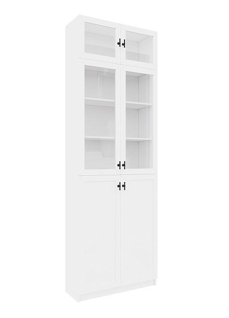 Библиотека Билли Хелена с антресолью - 21 Белый / Черный