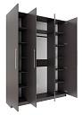 Шкаф распашной Калифорния - 4 Графит