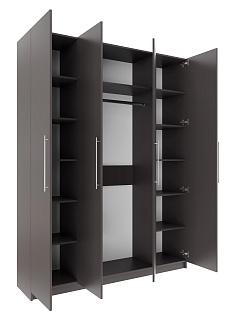 Шкаф распашной Калифорния - 4 Графит