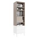 Стеллаж Скарлет - 2 Белый / Кашемир