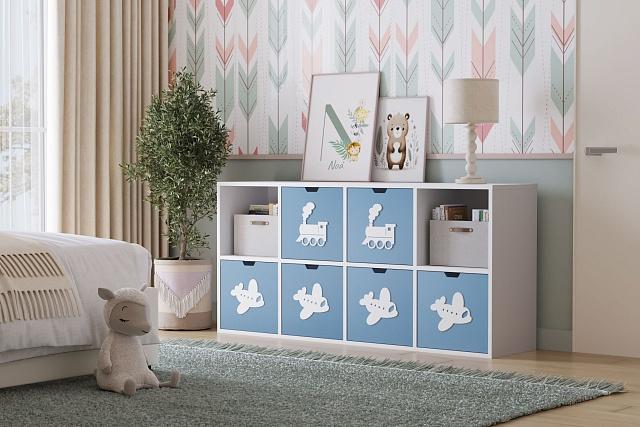 Стеллаж Kids - 4 Пастельно-Синий