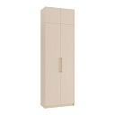 Шкаф распашной Калифорния - 2 с антресолью Сатин