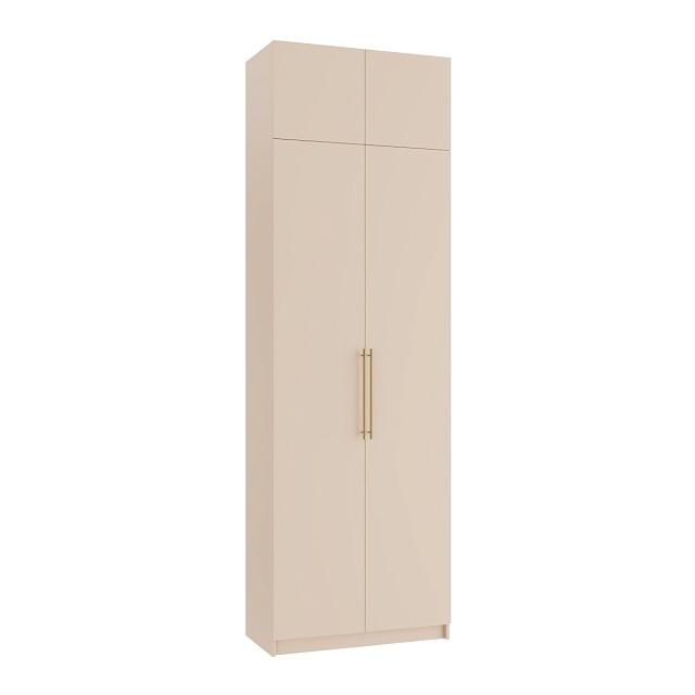 Шкаф распашной Калифорния - 2 с антресолью Сатин