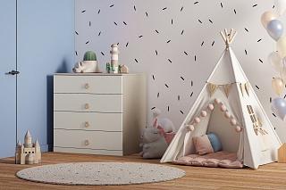 Комод Скарабей Mini - 4 Кашемир