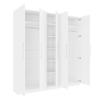 Шкаф распашной Калифорния - 5 Белый