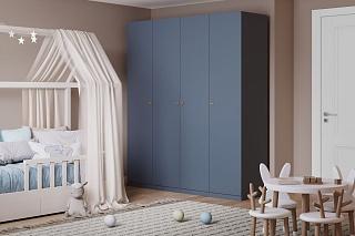 Шкаф распашной Стрекоза - 4 МДФ Космея