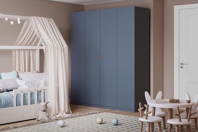 Шкаф распашной Стрекоза - 4 МДФ Космея