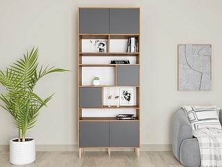 Стеллаж Скарлет - 8 Графит