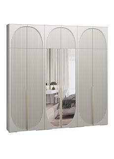 Шкаф распашной Брей - 3.1 с антресолью Кашемир