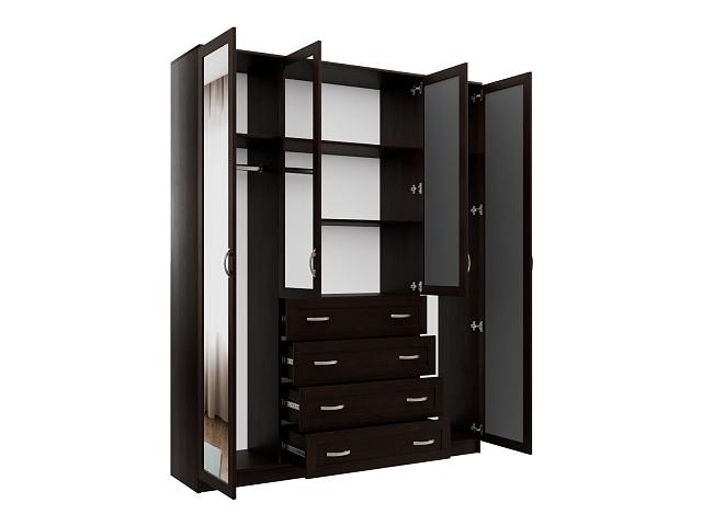 Шкаф распашной Стелла - 1 Венге