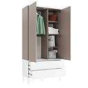 Шкаф распашной Скарлет - 12 Белый / Кашемир