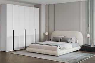 Шкаф распашной Телфорд - 6 Белый