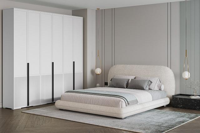 Шкаф распашной Телфорд - 6 Белый