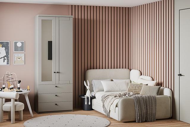 Шкаф распашной София РАХ - 18 МДФ Кашемир