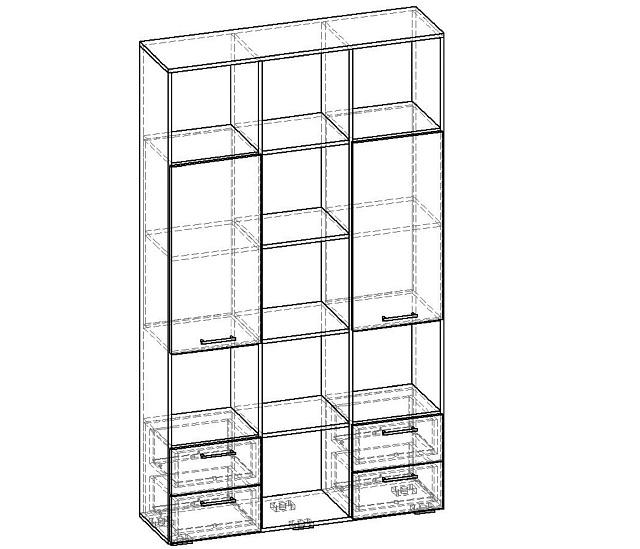 Стеллаж Бриз - 3.04