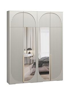 Шкаф распашной Брей - 2.1 с антресолью Кашемир