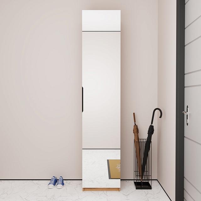 Пенал Астрис - 1 с зеркалом Графит