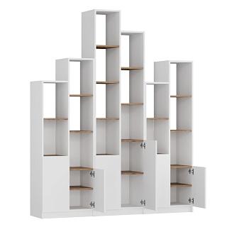 Стеллаж Оренсе - 4 Белый