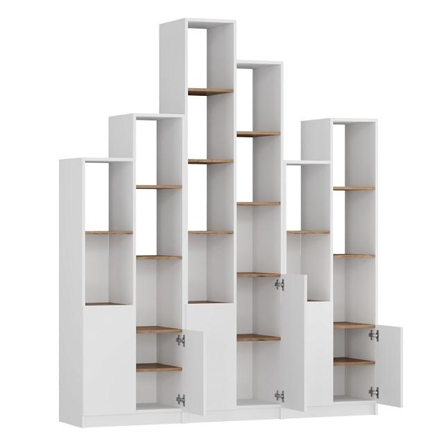 Стеллаж Оренсе - 4 Белый