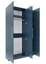 Шкаф распашной Калифорния - 3 Альби Полуночно-синий