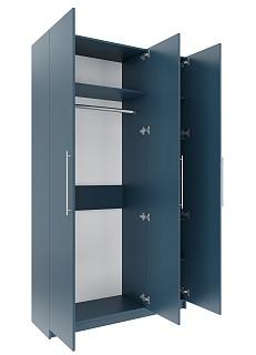 Шкаф распашной Калифорния - 3 Альби Полуночно-синий