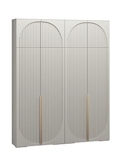 Шкаф распашной Брей - 2 с антресолью Кашемир