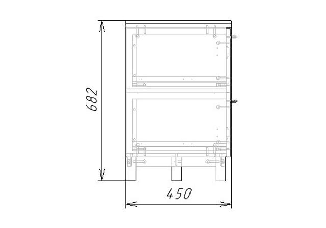 Тумба под ТВ Техас - 2 МДФ
