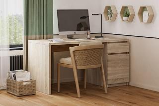 Письменный стол Мальм Дуб Сонома