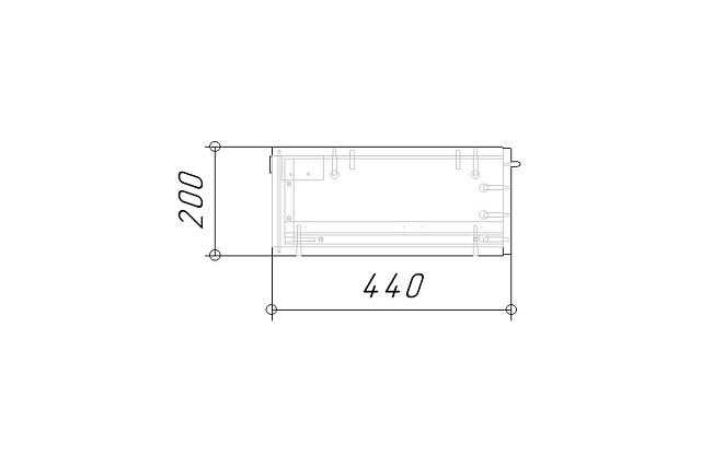 Тумба прикроватная подвесная Лорена Пакс - 2 Черный