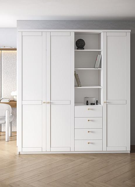 Шкаф распашной София РАХ - 30 МДФ Белый