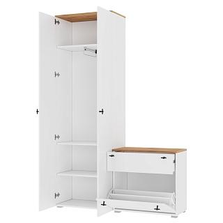 Прихожая Квели - 4 Белый