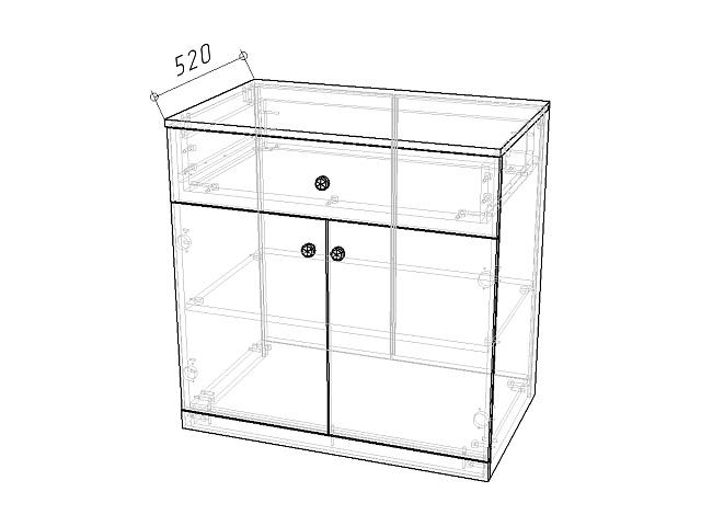 Детская стенка Скарабей Mini - 3 Белый