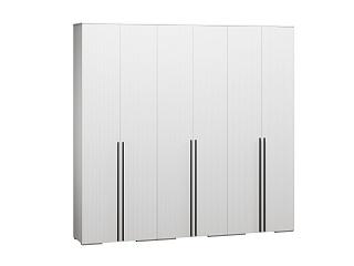 Шкаф распашной Лоренсе - 6 Белый