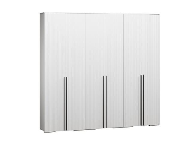 Шкаф распашной Лоренсе - 6 Белый