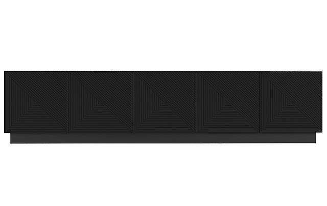 Тумба под ТВ Алиса 2 Черный