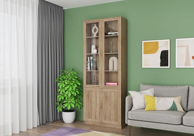 Книжный шкаф Карлос - 10 Дуб Сонома