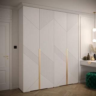 Шкаф распашной Нейс - 2 Белый