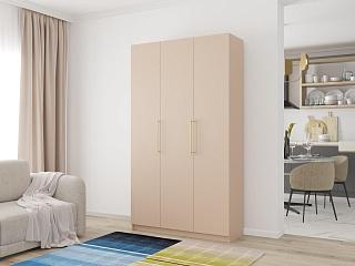 Шкаф распашной Калифорния - 3 Сатин