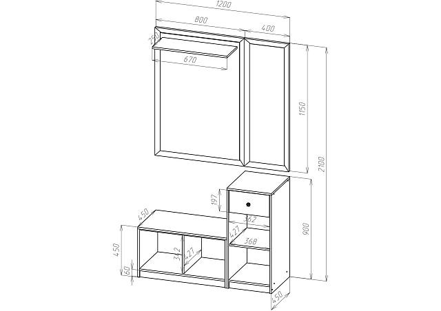 Прихожая Эдельвейс - 4