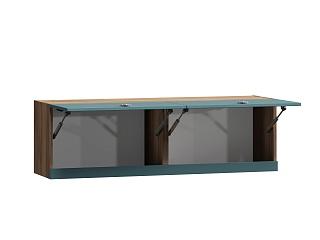 Антресоль Скарабей - 1 МДФ Аквамарин