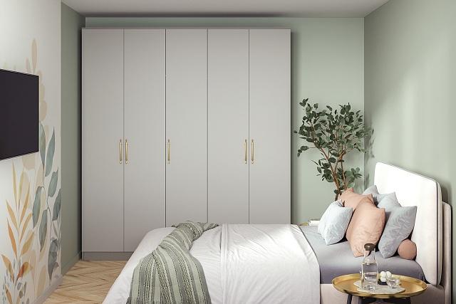 Шкаф распашной Хелена - 5 Кашемир