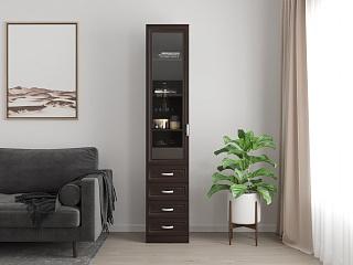 Книжный шкаф Библиограф - 1 №6 Венге