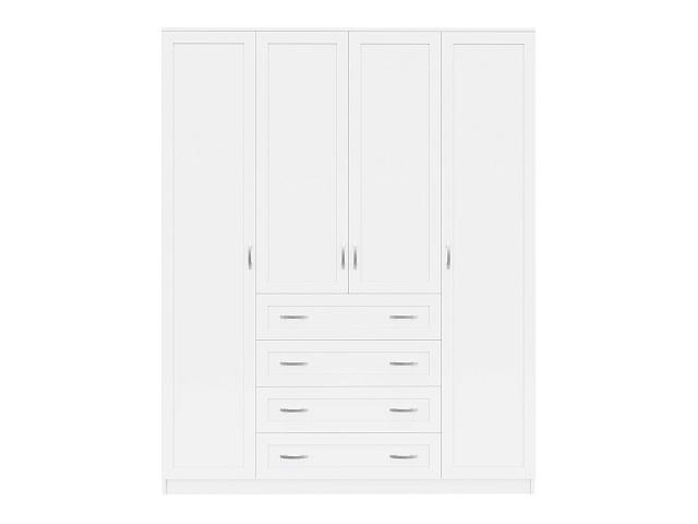 Шкаф распашной Стелла - 5 Белый