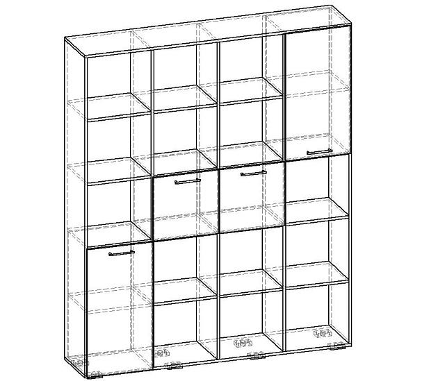 Стеллаж Бриз - 4.07
